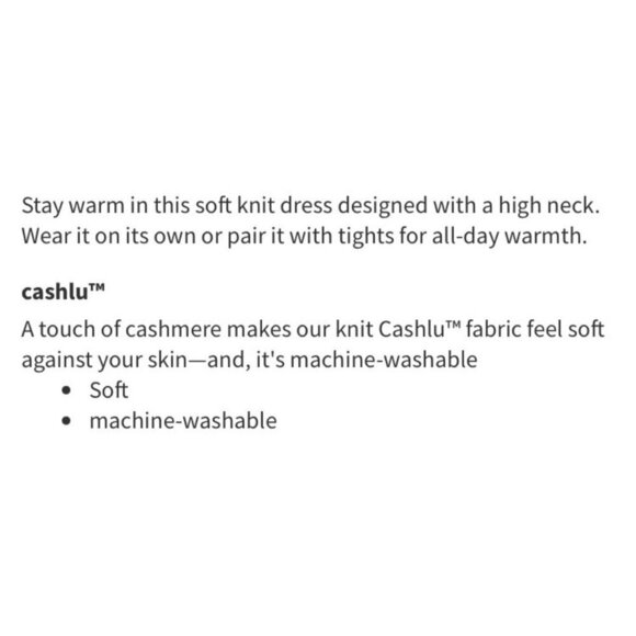 Lululemon Keep It Cozy Black Long Sleeved Turtleneck Cashmere Blend Sweater Dres - Picture 8 of 8